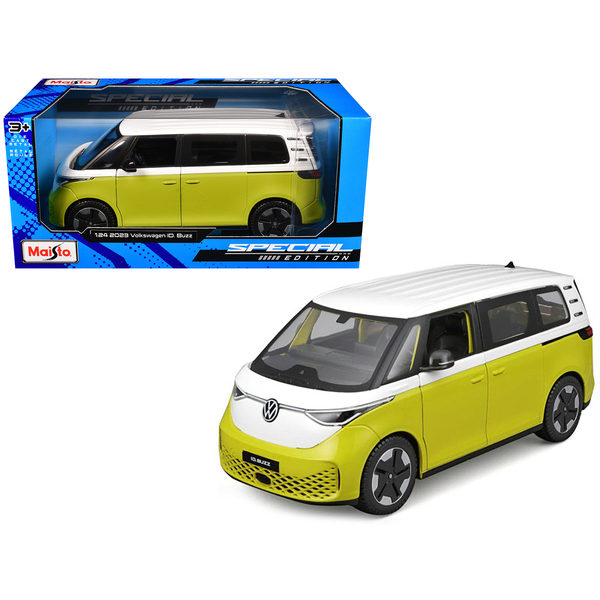 Maisto 1/24 VW ID. Buzz Van Yellow Diecast Car