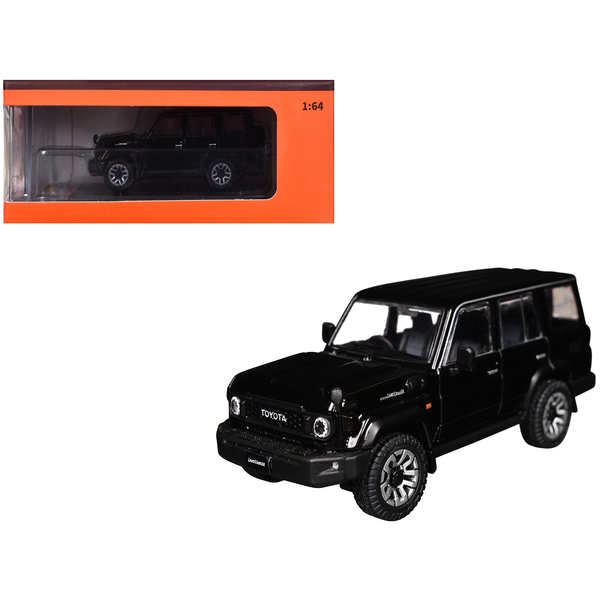 GCD Toyota Land Cruiser (J76) RHD Black 1/64 Diecast
