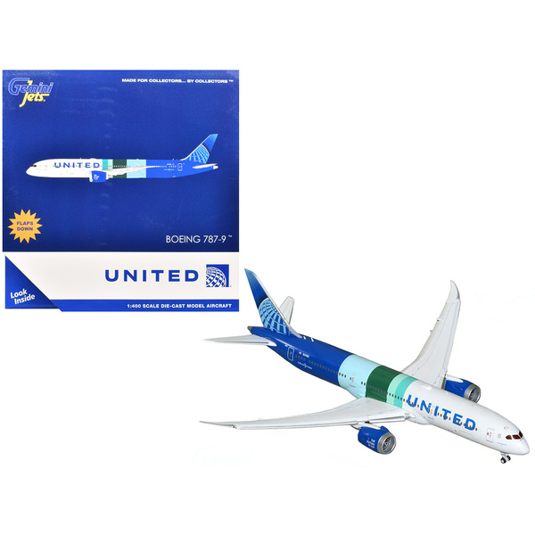 GeminiJets 1/400 Boeing 787-9 United Airlines "Future is SAF"