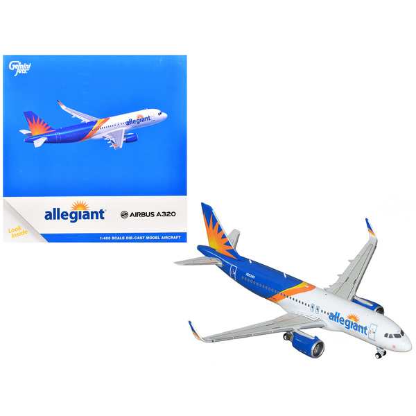 GeminiJets Allegiant Air A320 1/400 Blue/White