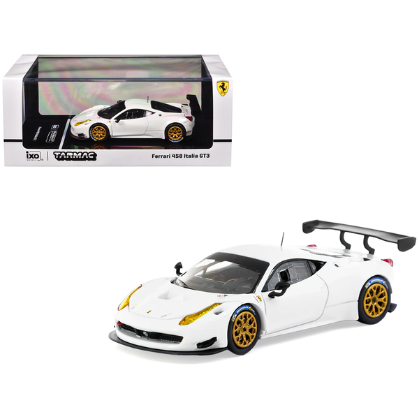 Tarmac Works Ferrari 458 Italia GT3 White Gold 1/64
