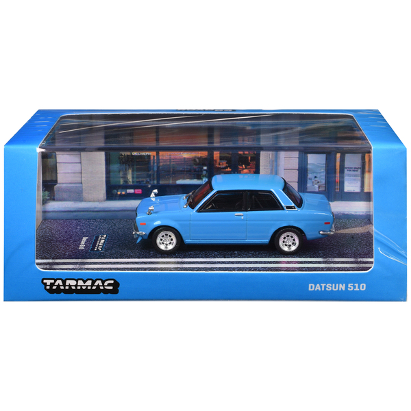 Tarmac Works Datsun 510 Road64 Light Blue 1/64 Diecast