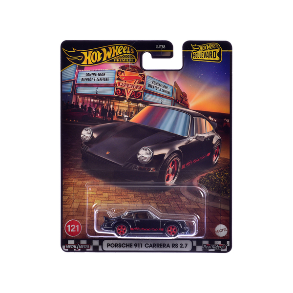 Hot Wheels Porsche 911 Carrera RS: Black/Red Model