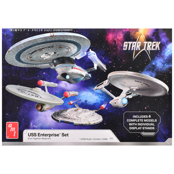 AMT "Star Trek" U.S.S. Enterprise Four Ship Set Model Kit