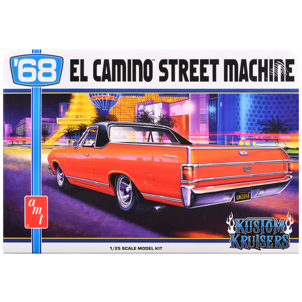 Amt 1968 Chevy El Camino "Street Machine" 1/25 Scale Model Kit