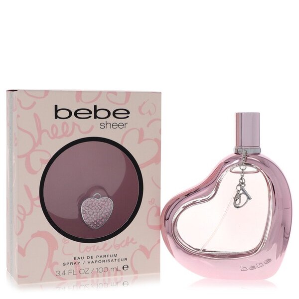 Bebe Sheer Eau De Parfum Spray 3.4 oz for Women