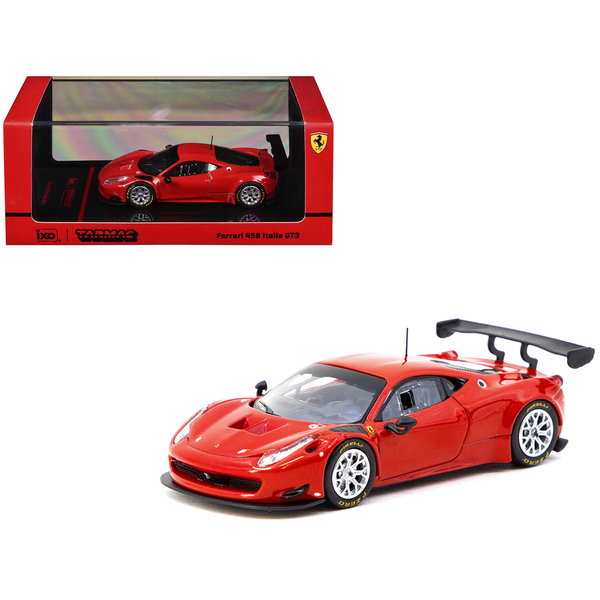 Tarmac Works Ferrari 458 Italia GT3 Red 1/64 Scale Model