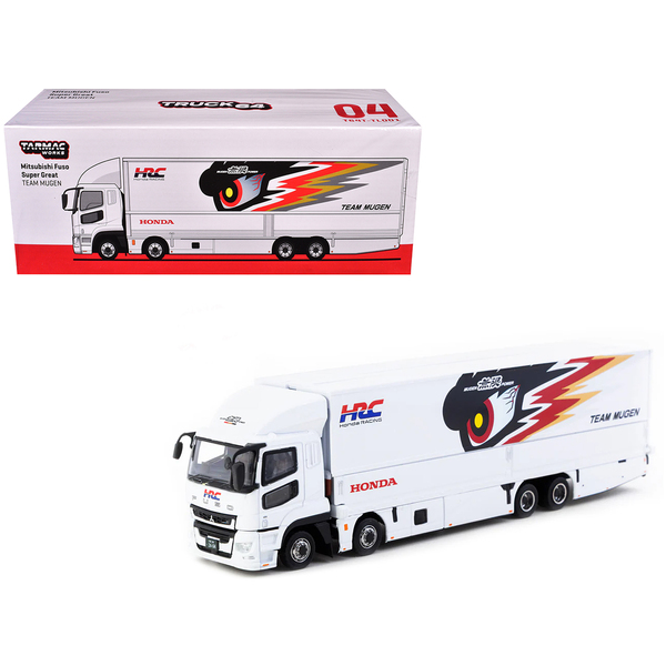Tarmac Works Mitsubishi Fuso Truck Transporter 1/64 Model Car