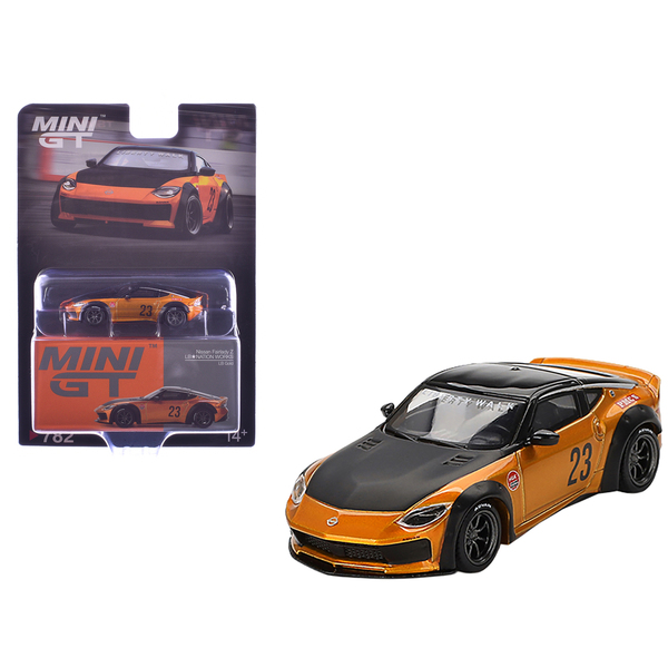 Mini GT Nissan Fairlady Z LB Gold Matt Black 1/64