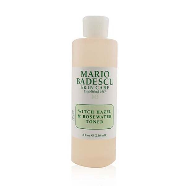 Mario Badescu Witch Hazel & Rosewater Toner - 8oz / 236ml - Gentle Hydration for Radiant Skin