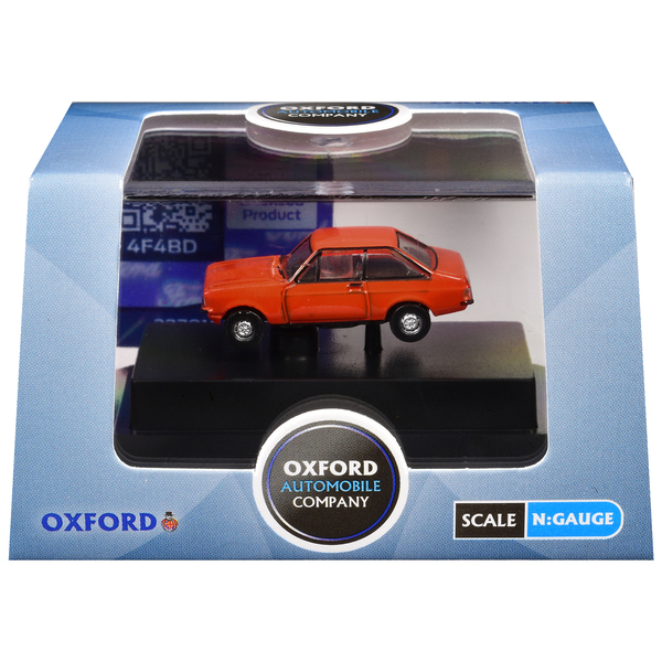 Oxford Diecast Ford Escort Mk2 RHD Carnival Red (N) Scale