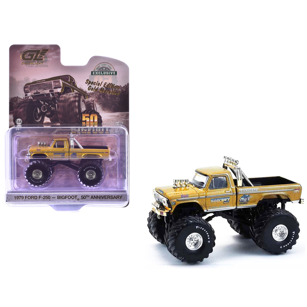 Greenlight Ford F-250 Bigfoot Gold Metallic 3.5in