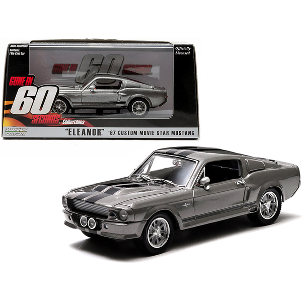 Greenlight 4.25" 'Eleanor' Mustang Gray/Black Diecast Model