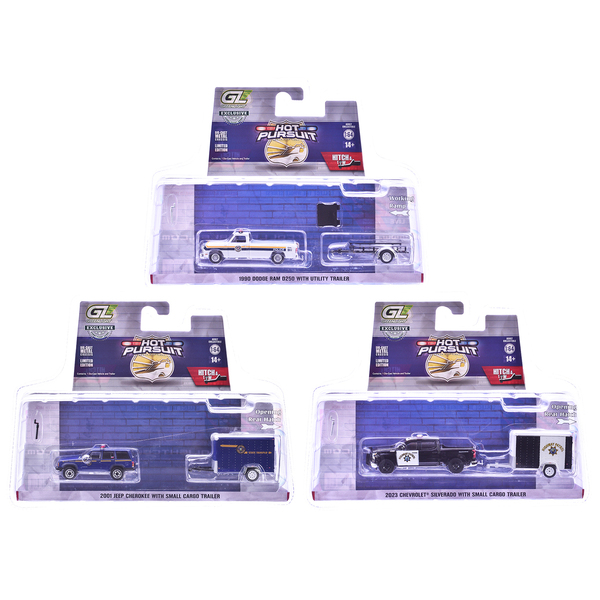 Greenlight "Hot Pursuit Hitch & Tow" Series 1 (Set of 3)