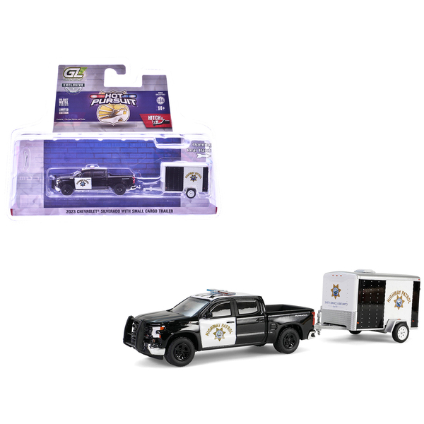 Greenlight 'California Highway Patrol' Silverado & Trailer