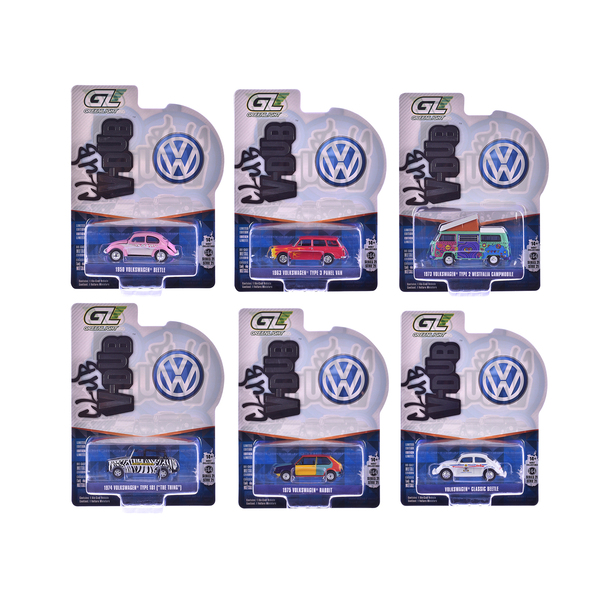 Greenlight Club Vee-Dub Series 21 Diecast Set (6 pcs)