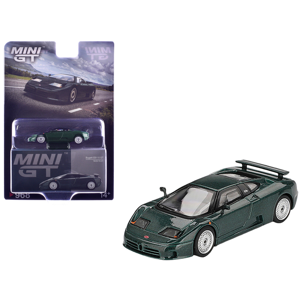 Mini GT Bugatti EB110 GT Verde Scuro Dark Green 1/64