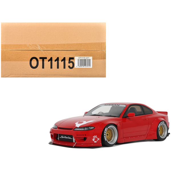 Otto Mobile Nissan Silvia S15 Rocket Bunny Red 1/18