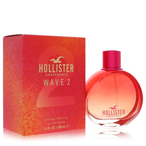 Hollister Wave 2 Eau De Parfum for Women, 3.4 oz