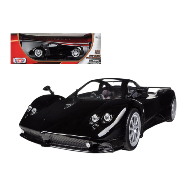 Motormax Pagani Zonda F Black 1/18 Diecast Car Model