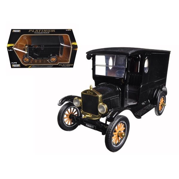 Motormax 1925 Ford Model T Paddy Wagon Black 7.75in