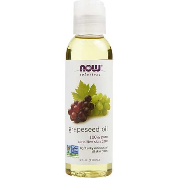 Essential Oils Now Grapeseed Oil - 100% Pure, 4 oz - Gentle Care for Sensitive Skin