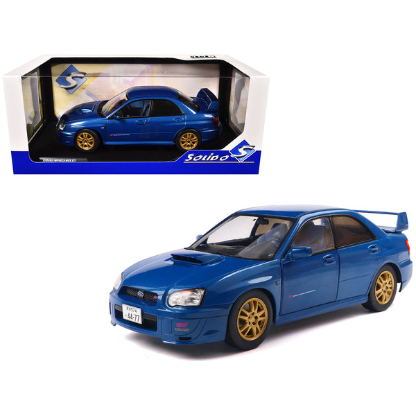 Solido 2003 Subaru Impreza WRX STI Sonic Blue Metallic