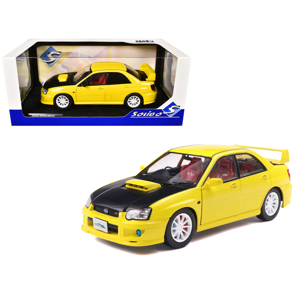 Solido Subaru Impreza WRX STI RHD Yellow 1/18 Model
