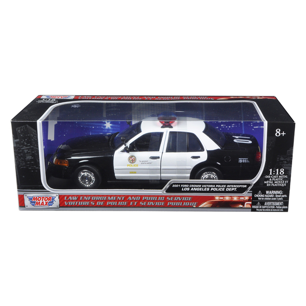 Motormax LAPD Crown Victoria Police Car Model 1/18 Scale
