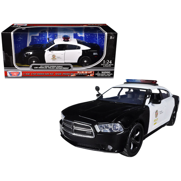 Motormax 1/24 2011 Dodge Charger Pursuit LAPD Diecast Car