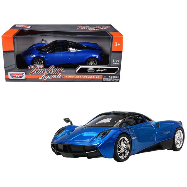 Motormax 1/24 Pagani Huayra Blue Diecast Car