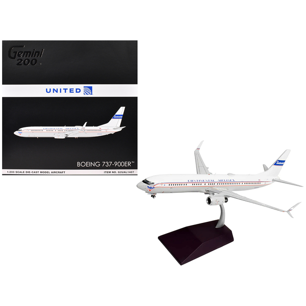 GeminiJets Boeing 737-900ER "Continental/United" 1/200 Diecast Model