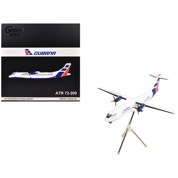 GeminiJets ATR 72-200 Cubana de Aviacion 1/200 Diecast Model