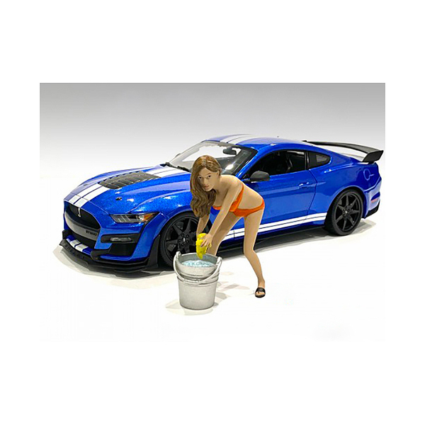 American Diorama Cindy Bikini Car Wash 1/24