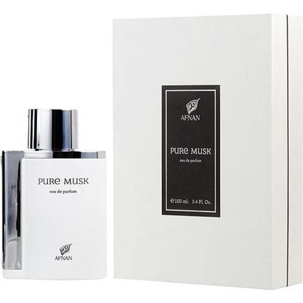 Afnan Pure Musk 3.4 Oz Eau De Parfum Spray - Experience the Essence of Pure Musk