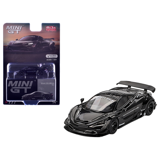 Mini GT McLaren 720S LB-Works Black 1/64 Scale