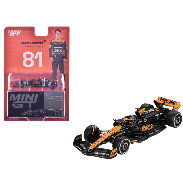 Mini GT McLaren MCL60 Oscar Piastri F1 1/64 Scale