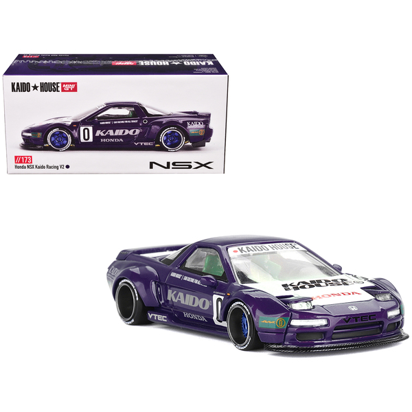 Mini GT Honda NSX Kaido Racing V2 Purple/White 1/64 Scale