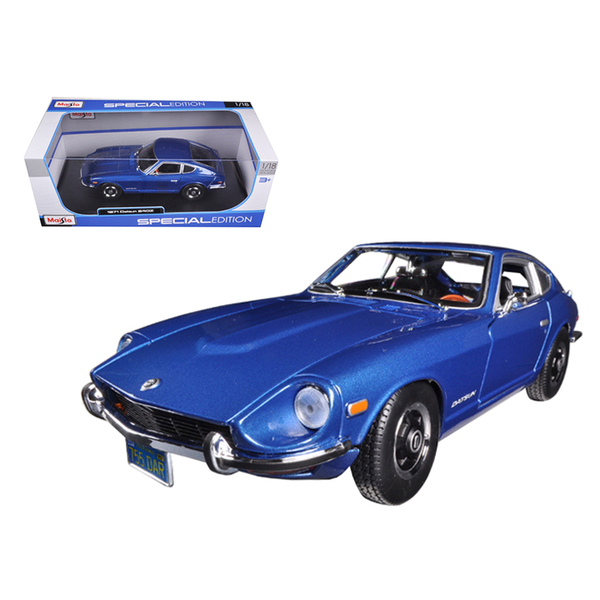 Maisto 1971 Datsun 240z Blue Metallic 1/18 Diecast