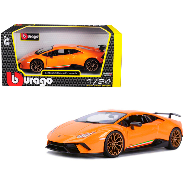 Bburago Lamborghini Huracan Performante Orange 1/24 Diecast Model