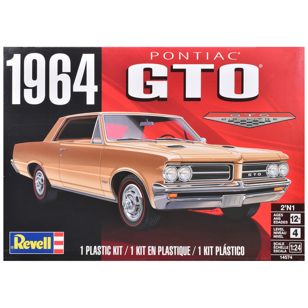 Revell 1/24 Scale 1964 Pontiac GTO 2-in-1 Model Kit