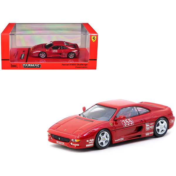 Tarmac Works Ferrari F355 Challenge Red 1/64 Diecast Model