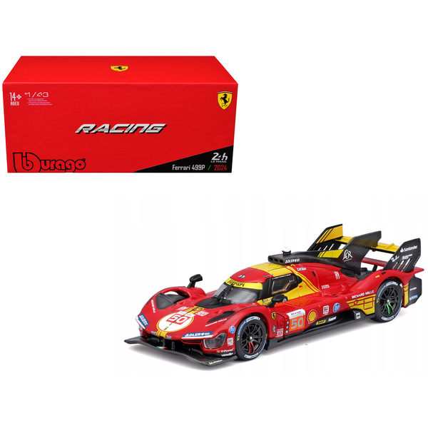 Bburago Ferrari 499P #50 Le Mans Winner 1/43 Diecast Model