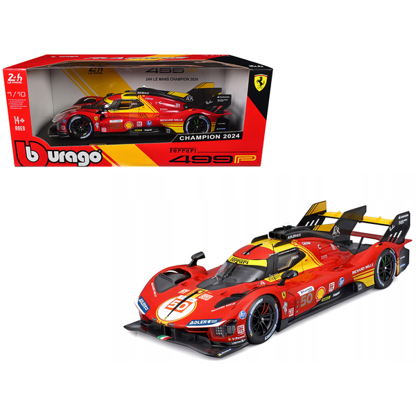 Bburago Ferrari 499P #50 Le Mans Winner 1/18 Diecast Model Car