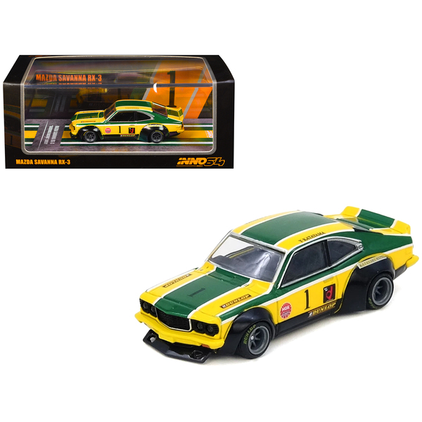 Inno Models Mazda RX-3 "Katayama Racing" Green/Yellow