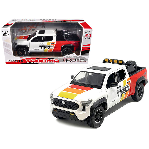 Toyota Tundra TRD Off Road Diecast Model - White/Red