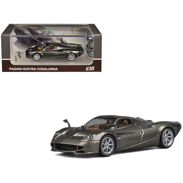 CM Models Pagani Huayra Codalunga Gun Metal Gray 1/64 Diecast