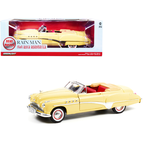Greenlight 1949 Buick Roadmaster Convertible "Rain Man" 1/18 Model