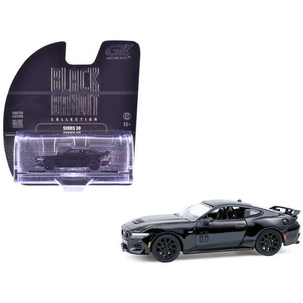 Greenlight 2024 Ford Mustang GT Black Bandit Diecast