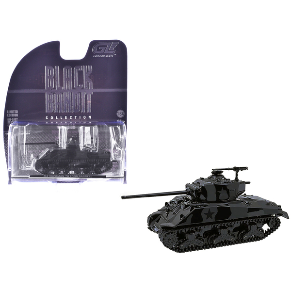 Greenlight M4 Sherman Tank Black Camo Diecast